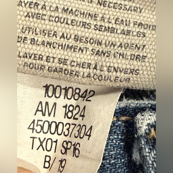 Ariat Mens M5 Jeans Slim Straight Leg Blue Denim Western Cowboy Size 36X32 - Picture 10 of 10